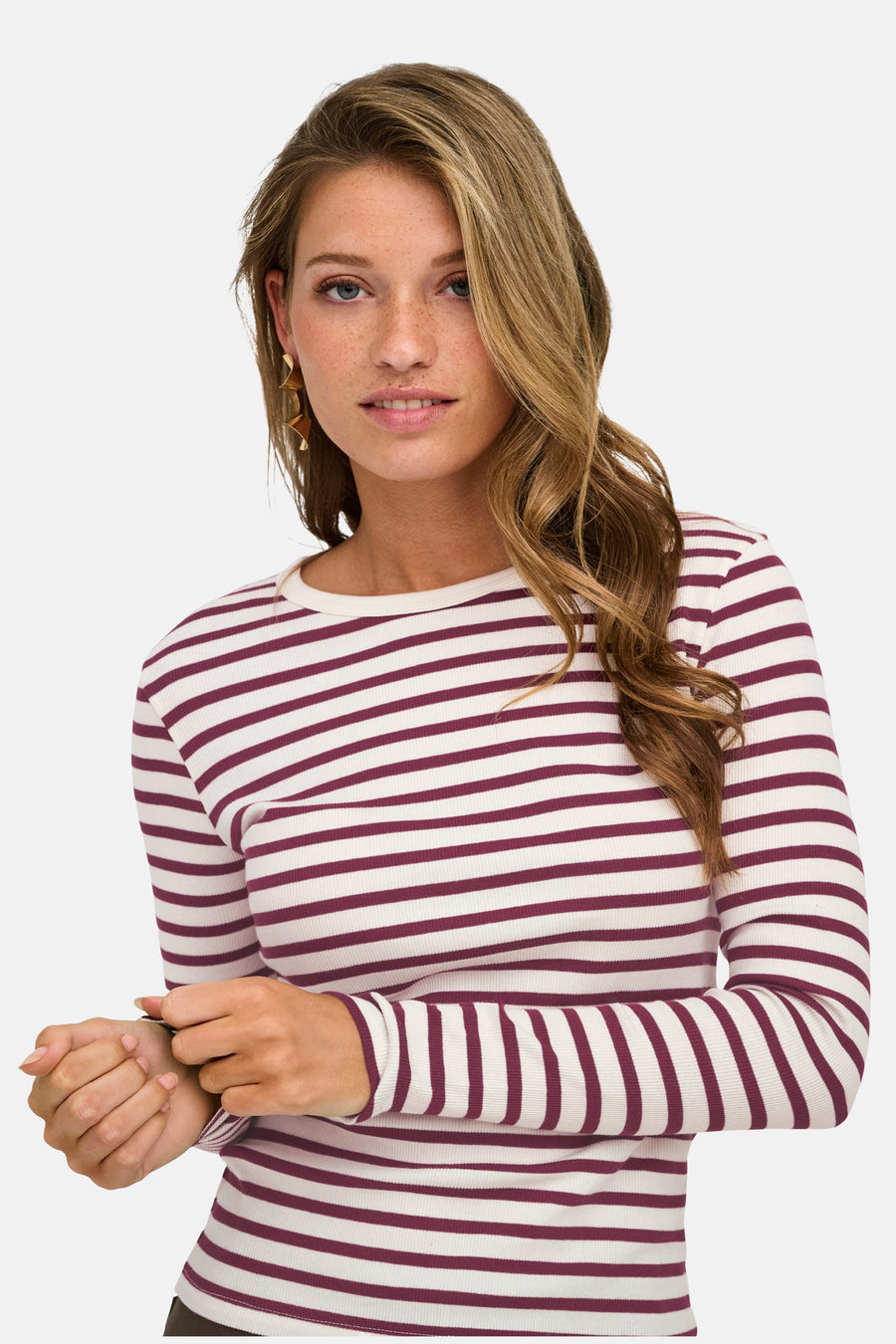 T-shirt (lange mouwen) rood - JDY