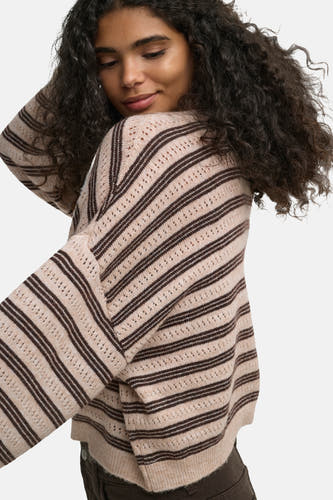 Trui met ronde hals beige - ONLY®