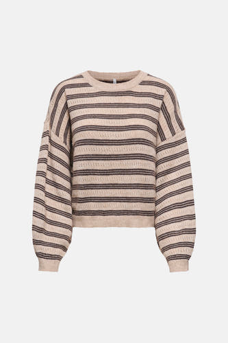 Trui met ronde hals beige - ONLY®