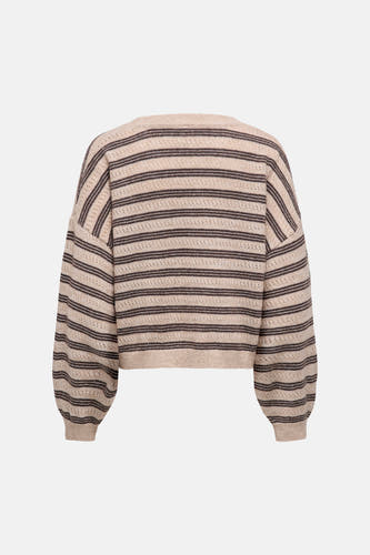 Trui met ronde hals beige - ONLY®