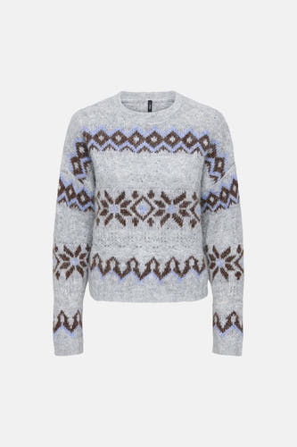 Trui met ronde hals grijs - ONLY®