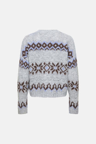 Trui met ronde hals grijs - ONLY®