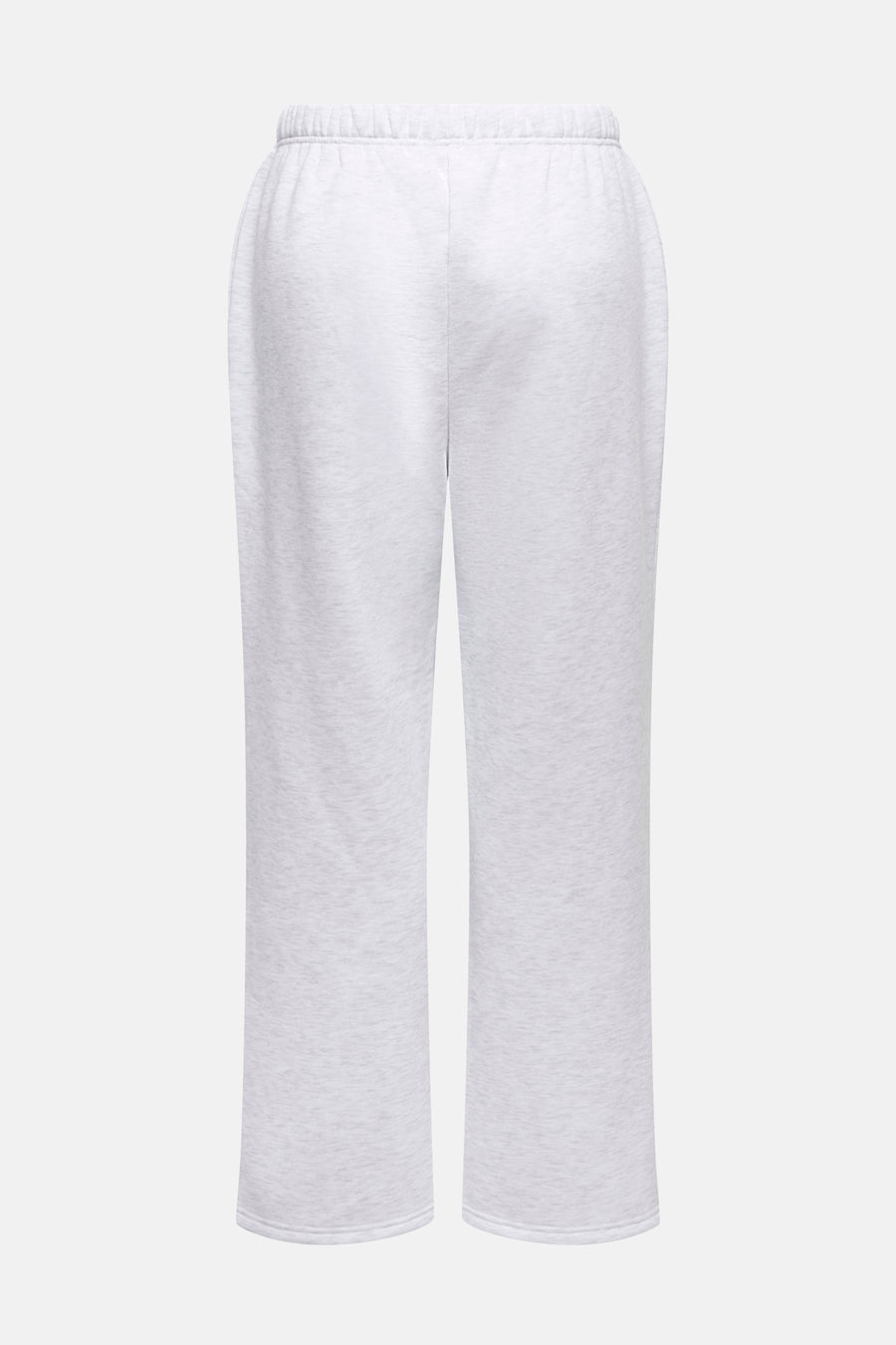 Grijze joggingbroek van ONLY, met een effen kleur en een elastische tailleband.

