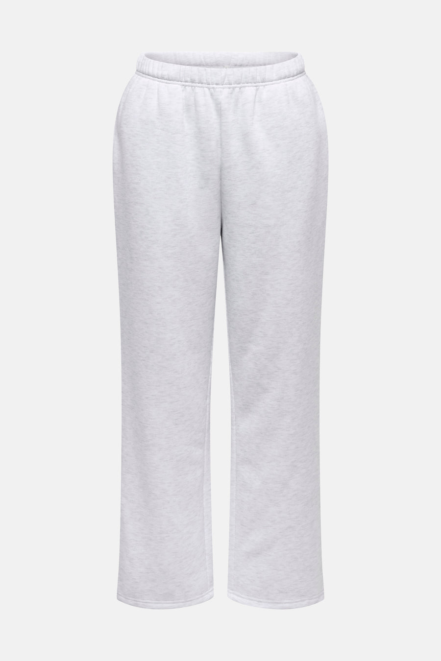 Grijze joggingbroek van ONLY, met een elastische tailleband en wijde pijpen.