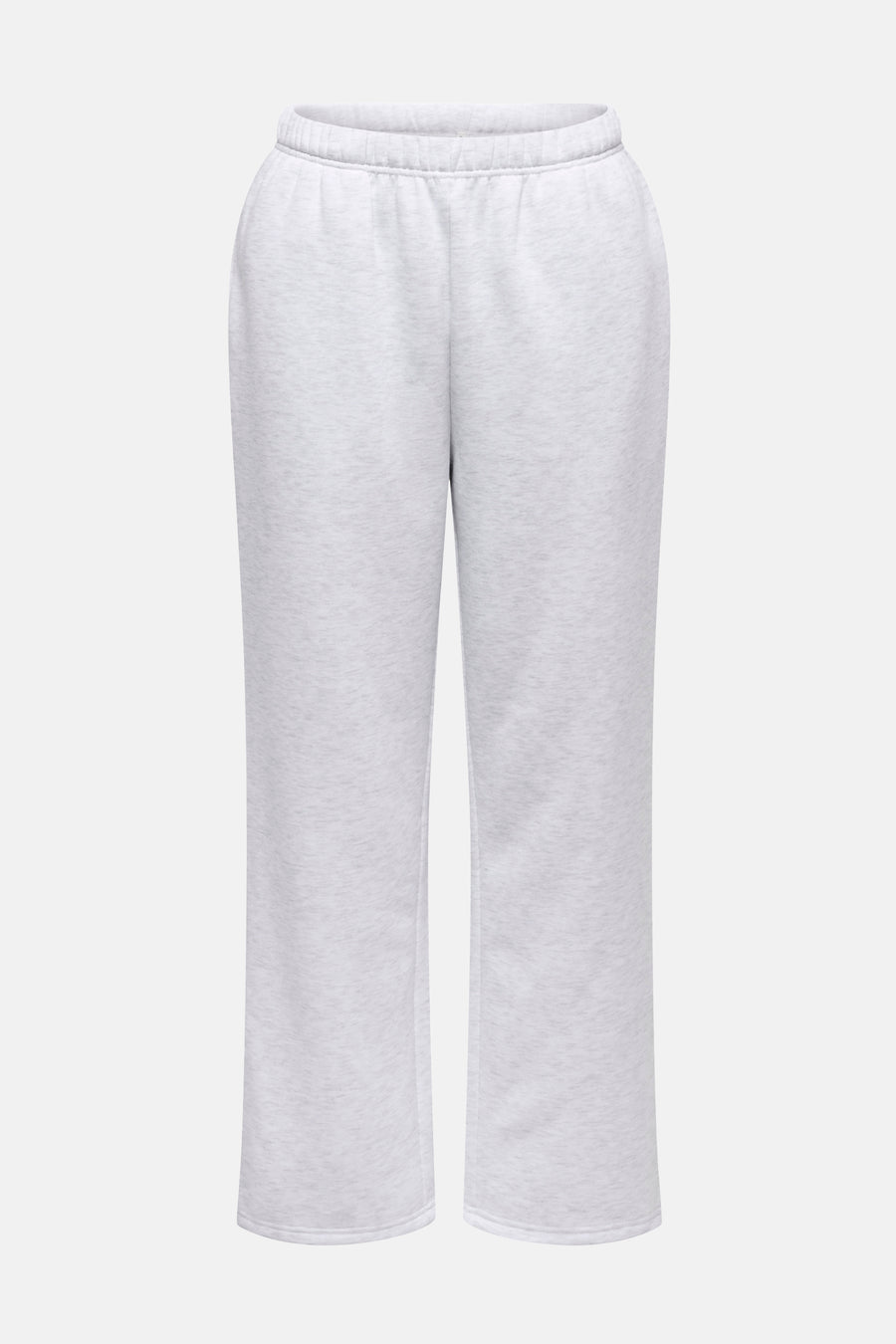 Grijze joggingbroek van ONLY, met een elastische tailleband en rechte pijpen.