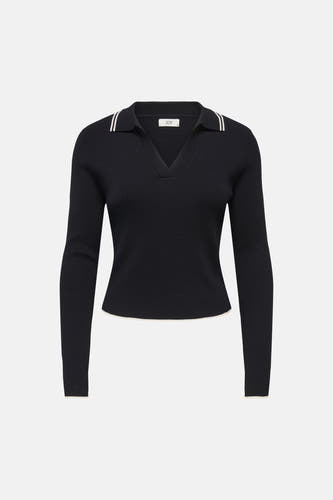 Pull col V noir - JDY