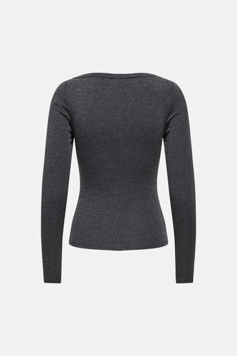 T-shirt met lange mouwen - grijs