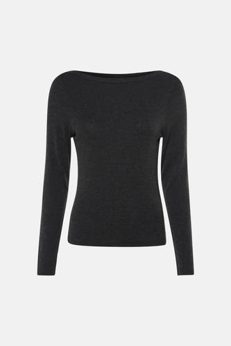 T-shirt met lange mouwen - grijs