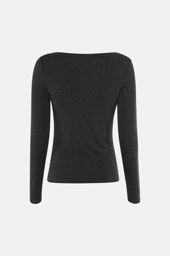 T-shirt met lange mouwen - grijs