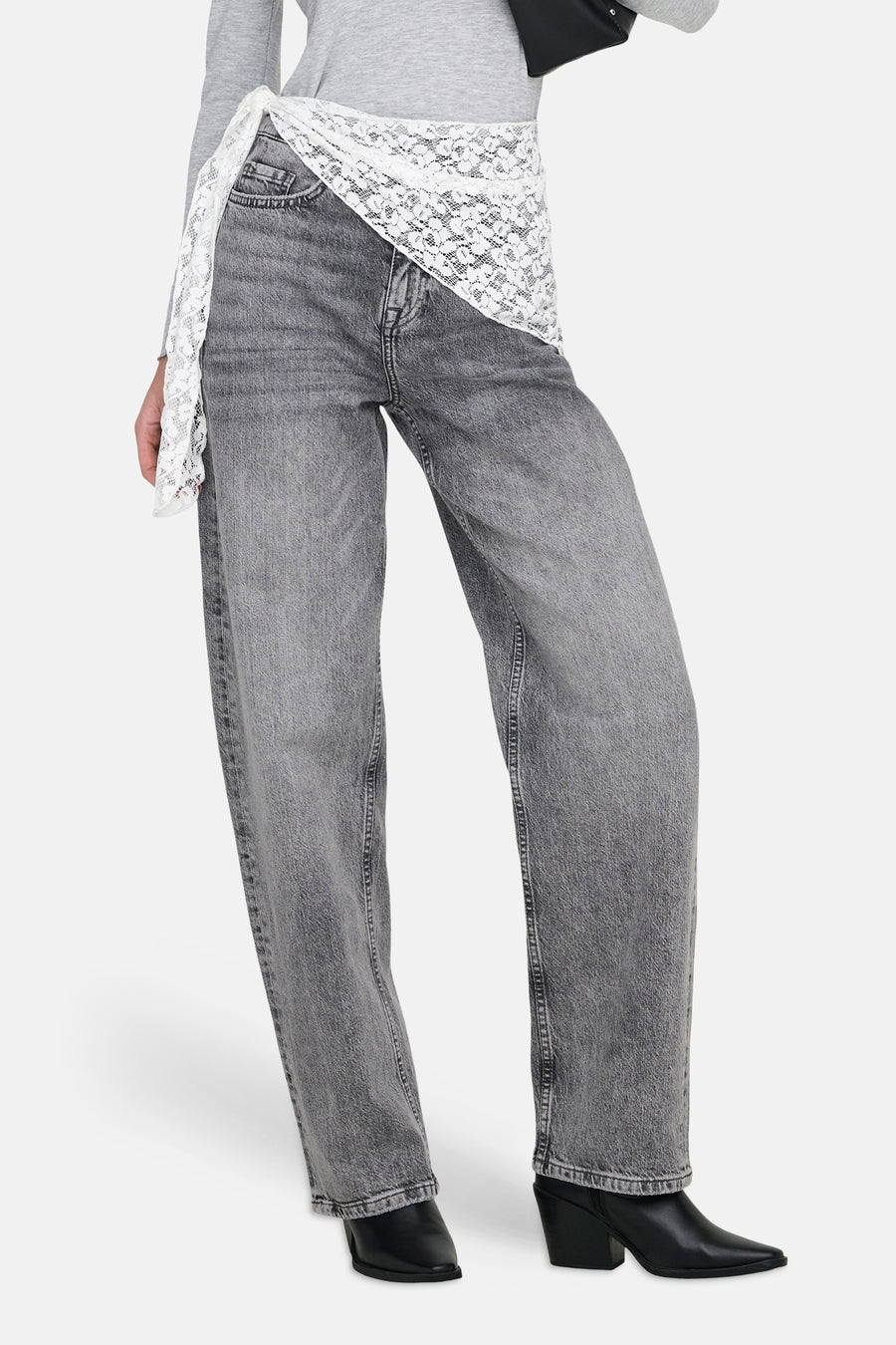 Jeans special fit mid grey denim - JDY