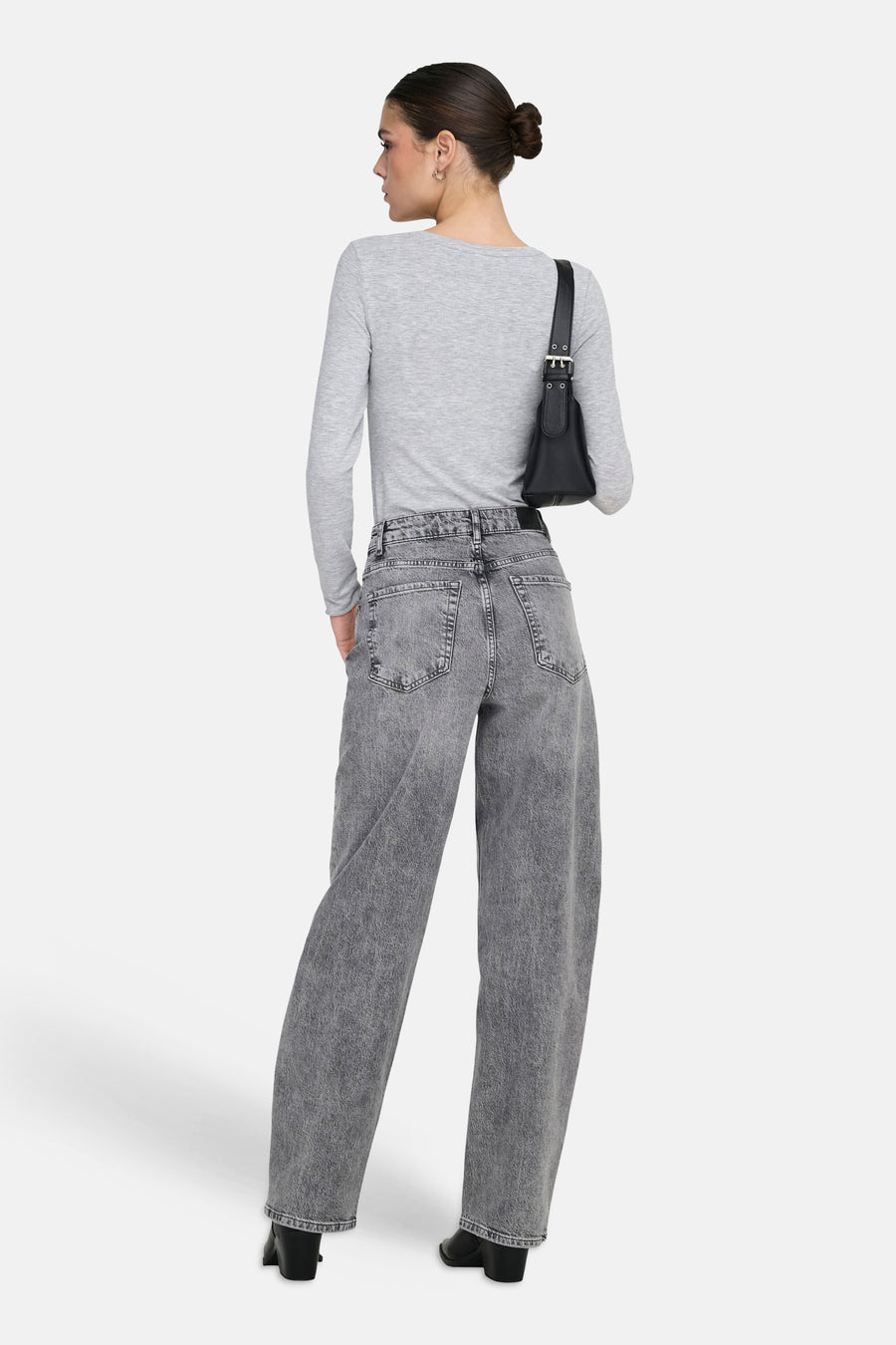 Jeans special fit mid grey denim - JDY
