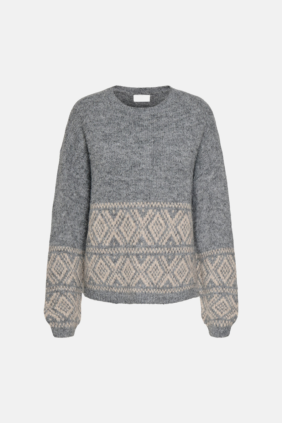 Trui met ronde hals grijs - JDY
