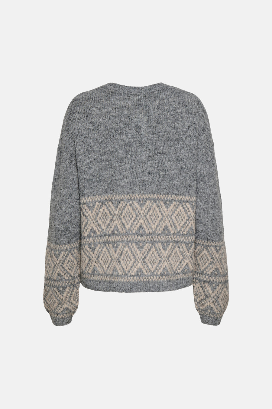Trui met ronde hals grijs - JDY