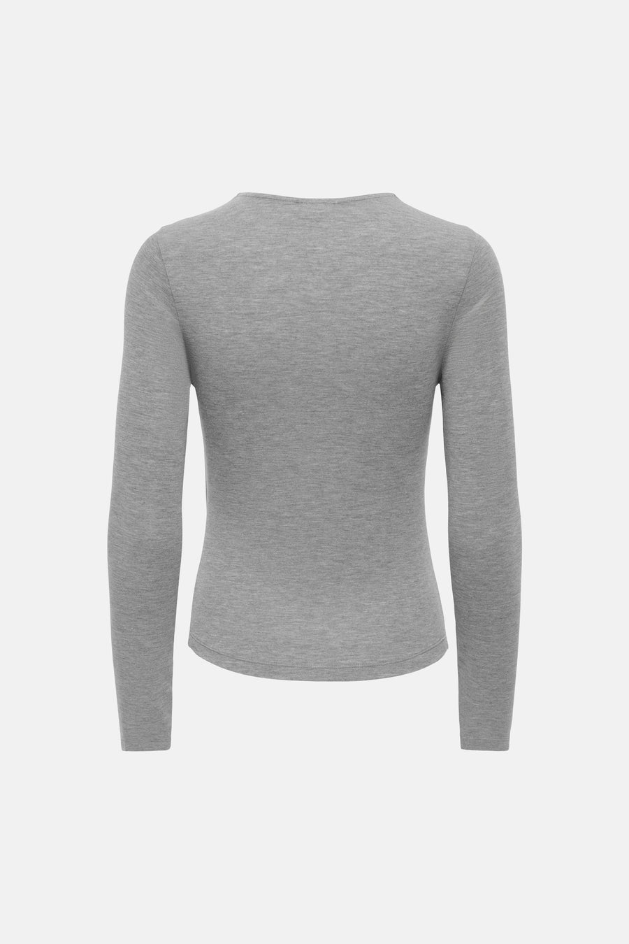 Top uni manche longue gris - JDY