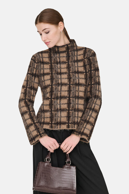 Pull met rolkraag - Chocolate Torte