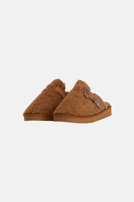 Slippers - cognac