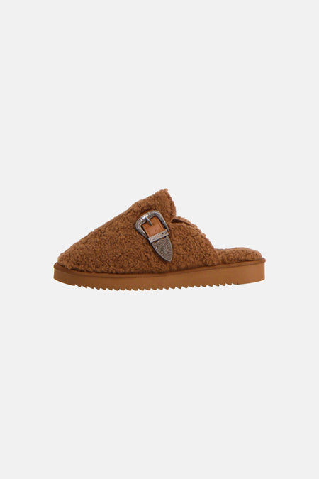 Slippers - cognac