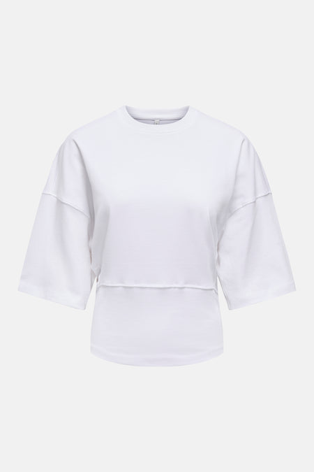 T-shirt met korte mouwen - wit