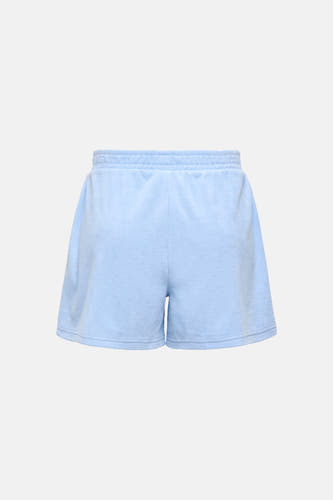 Blauw short van JDY met een elastische tailleband en zachte badstof textuur.