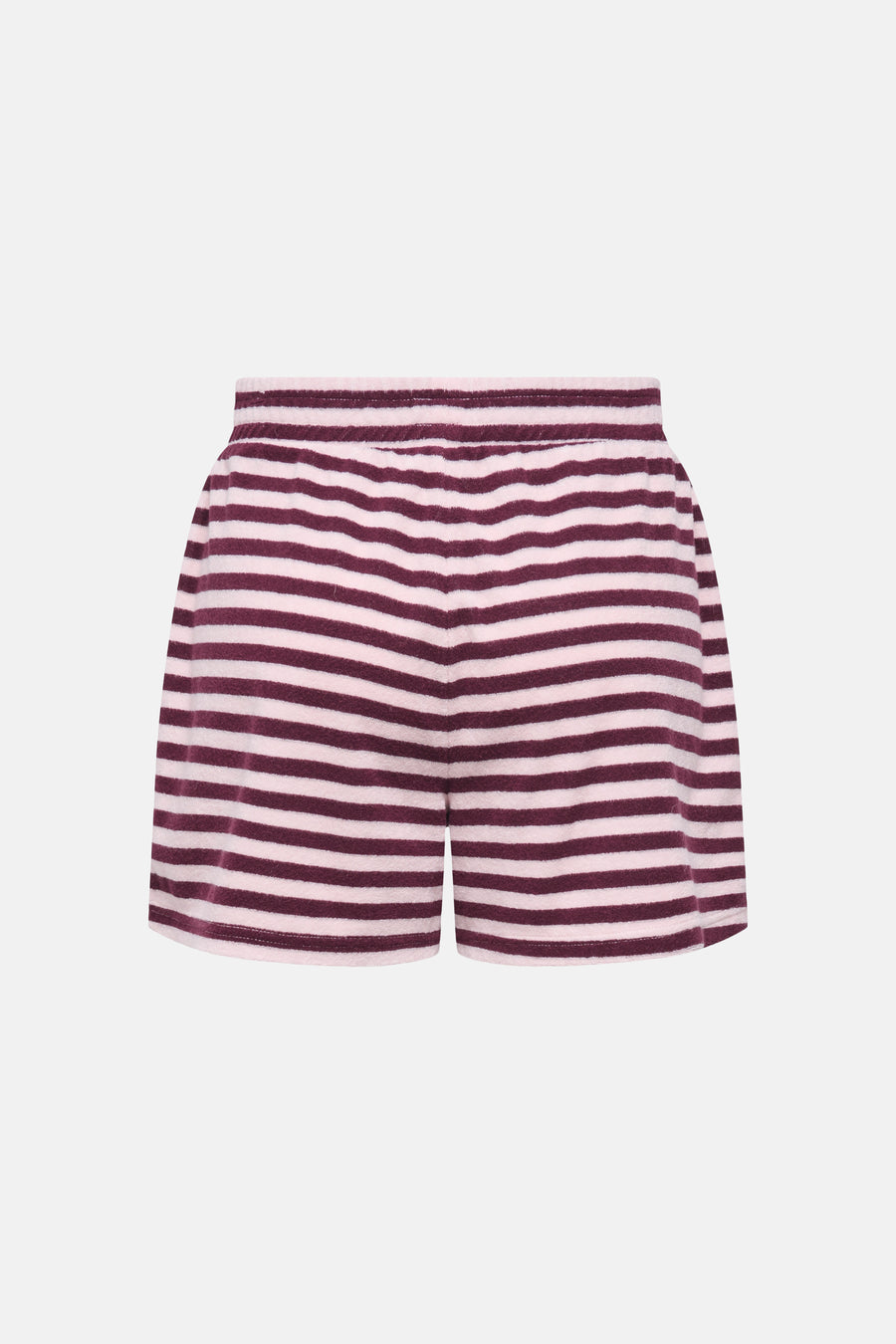 Multikleurige short van JDY met horizontale strepen en een elastische tailleband.