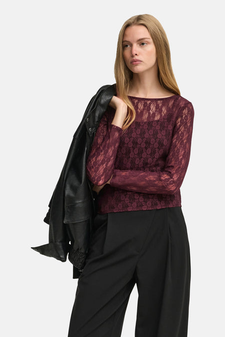 T-shirt (manches longues) rouge - ONLY®