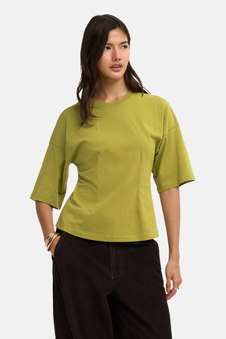 Top uni manche courte vert - ONLY®
