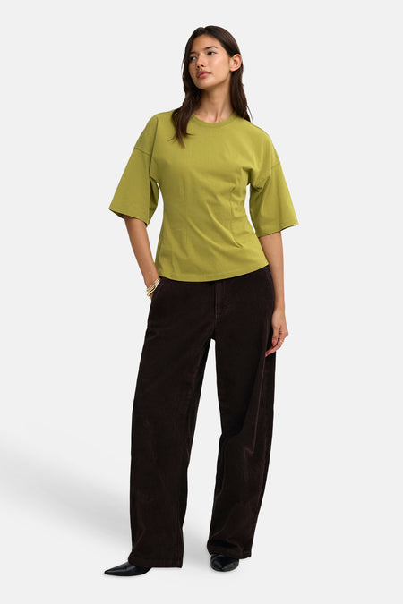 Top uni manche courte vert - ONLY®