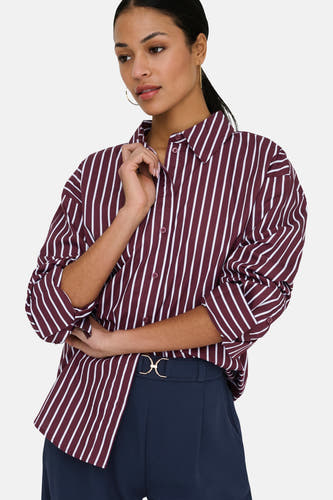 Chemise à manches longues - rouge