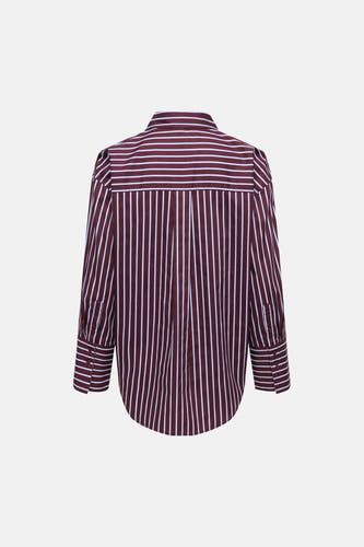 Chemise à manches longues - rouge