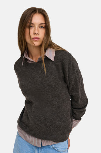 Pull col O brun - ONLY®