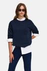 Pull col O bleu - ONLY®