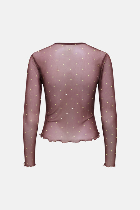 T-shirt met lange mouwen - Decadent Chocolate