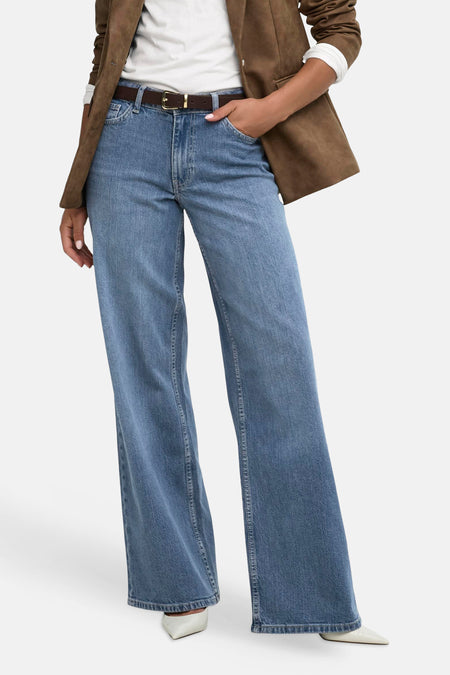 RUBY - mid blue denim