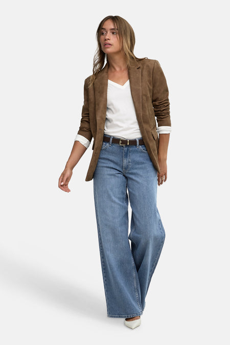 RUBY - mid blue denim