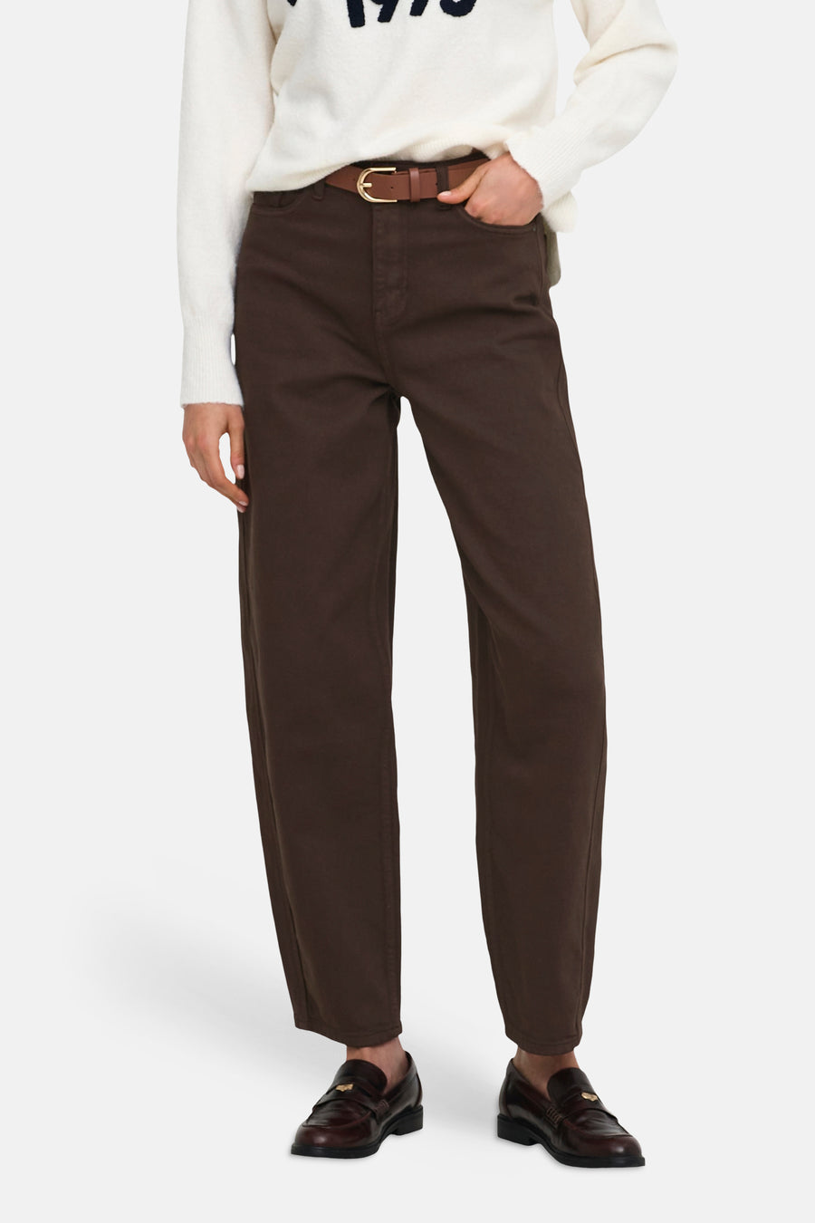 Jeans coloré brun - JDY