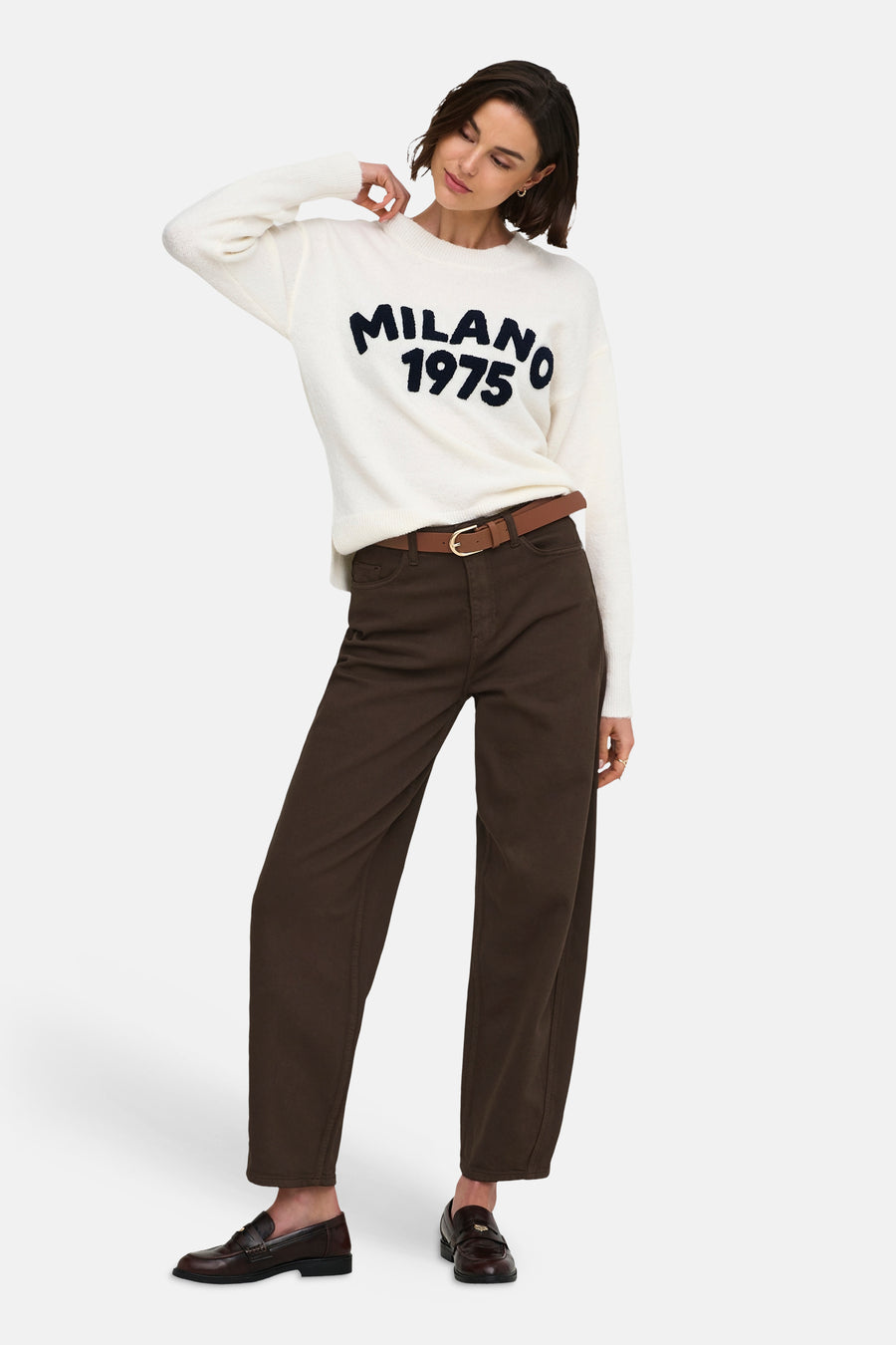 Jeans coloré brun - JDY