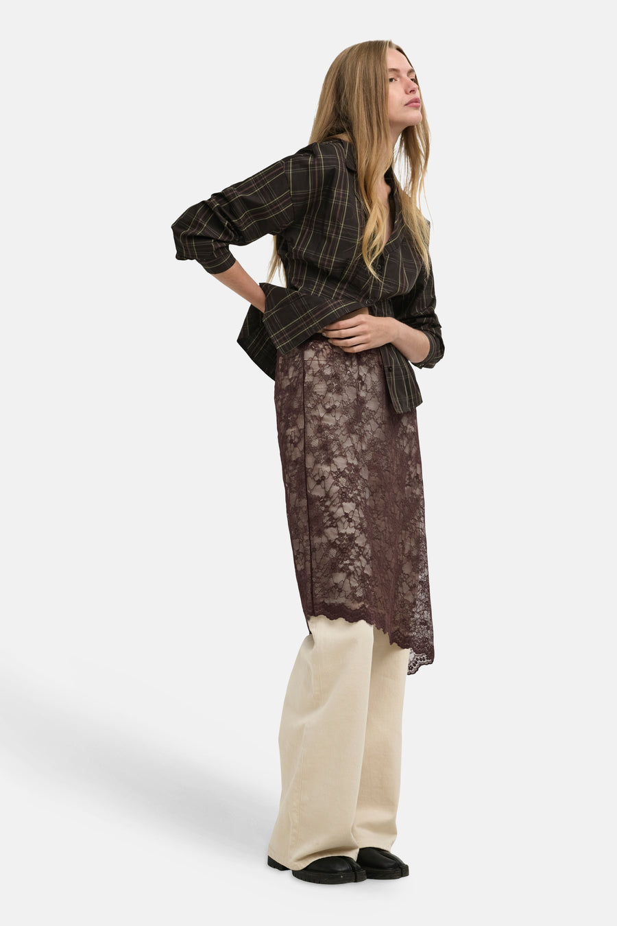 Rok 3/4 bruin - ONLY®
