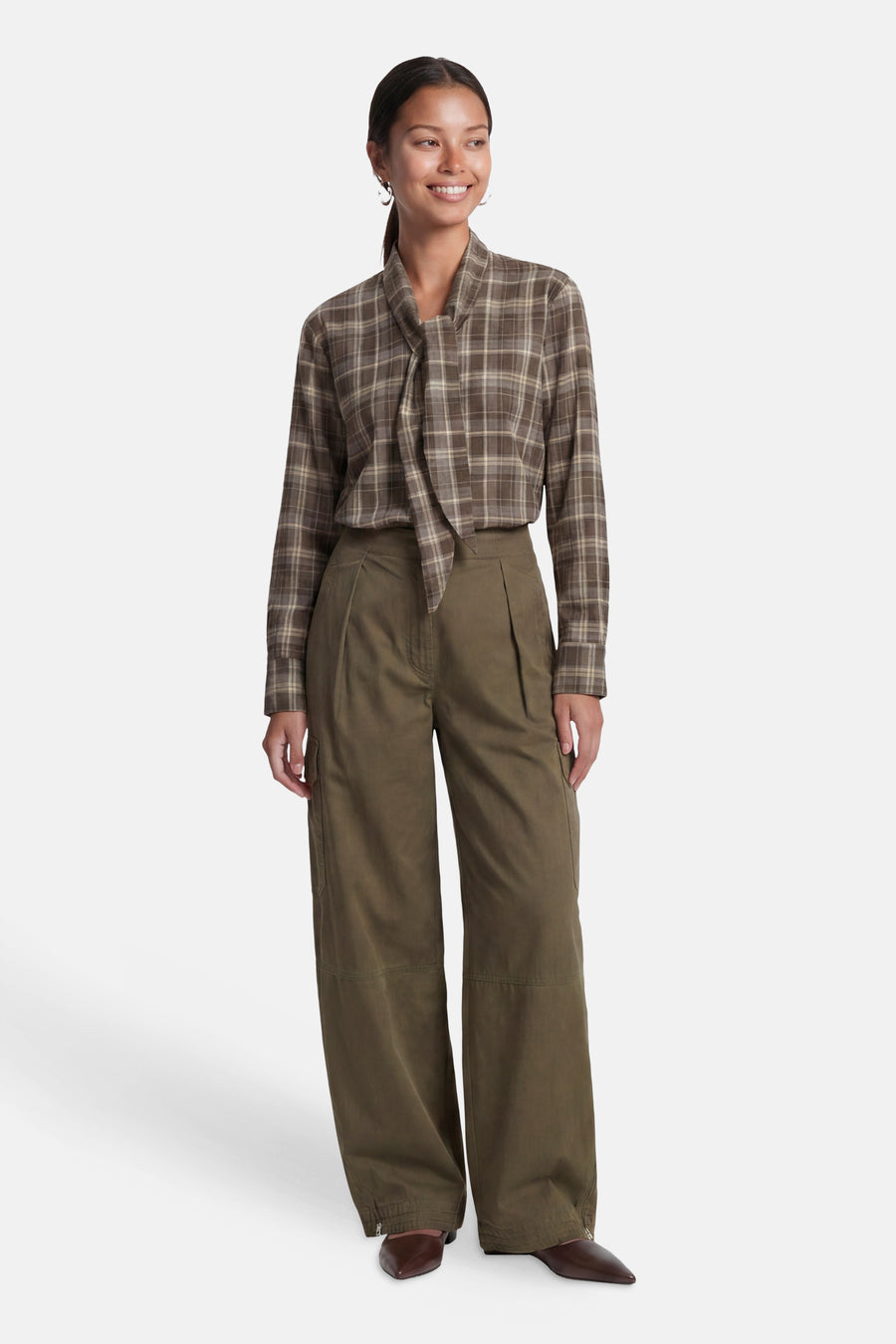 Pantalon cargo vert - ONLY®