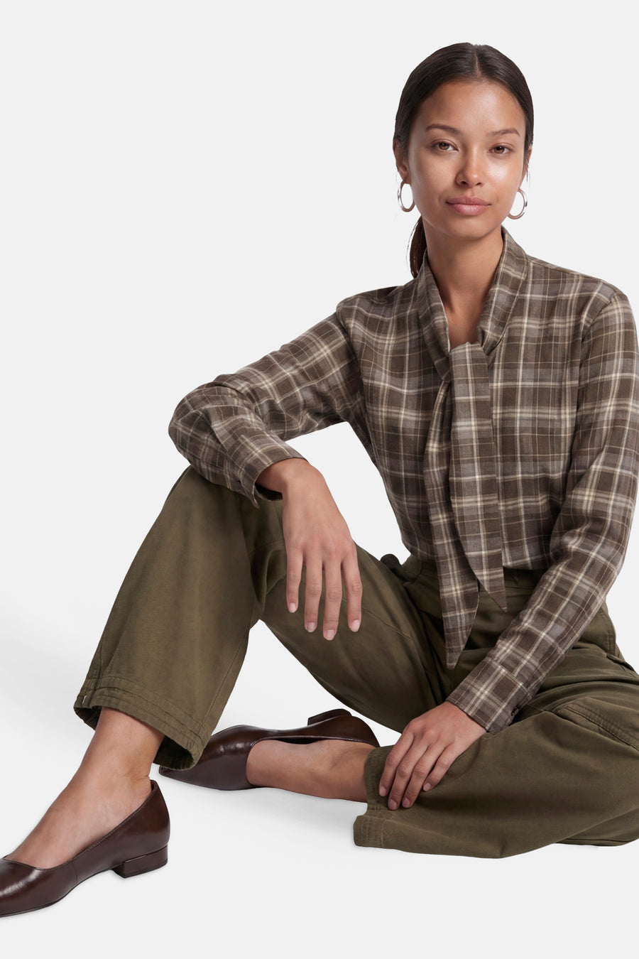 Pantalon cargo vert - ONLY®