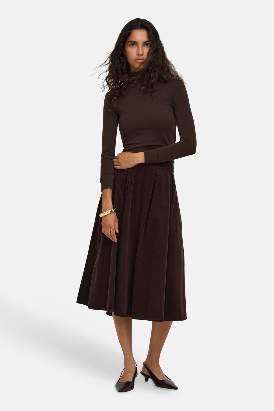 Top (lange mouwen) bruin - ONLY®