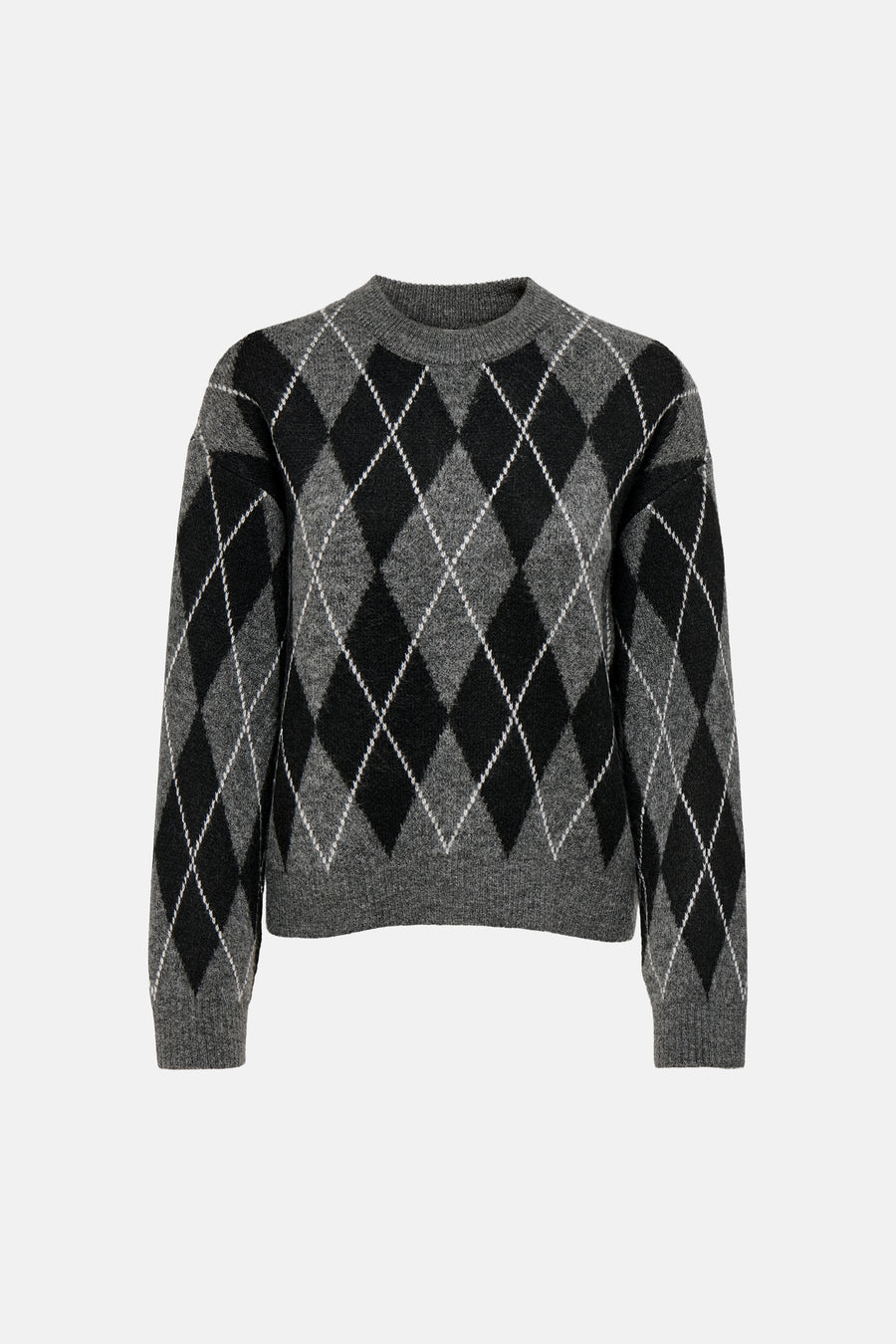 Trui met ronde hals grijs - JDY