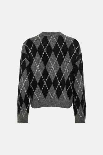 Trui met ronde hals grijs - JDY