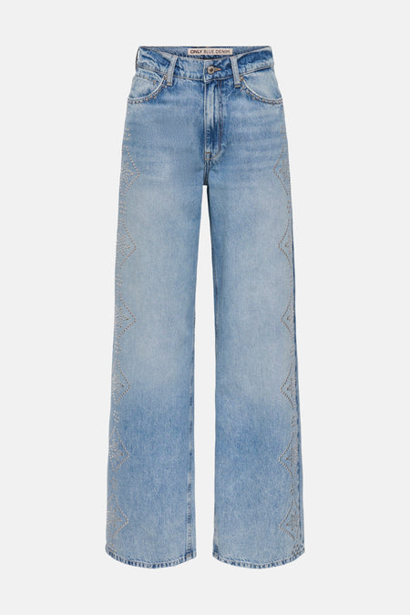 Jeans wide mid blue denim - ONLY®
