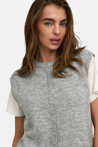 Gilet zonder mouwen - Medium Grey Melange