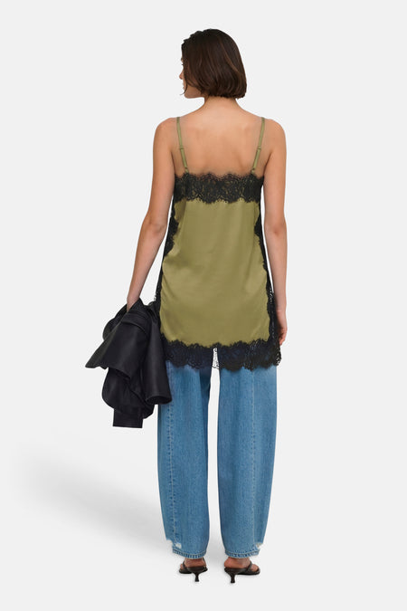 Blouse zonder mouwen - Gothic Olive