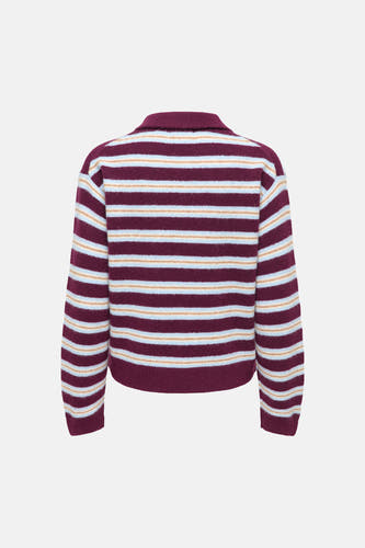 Pull col V multicolore - JDY