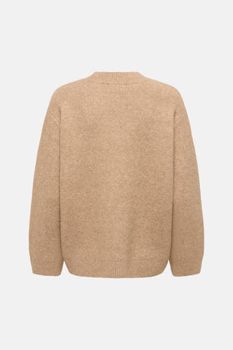 Pull col O beige - JDY