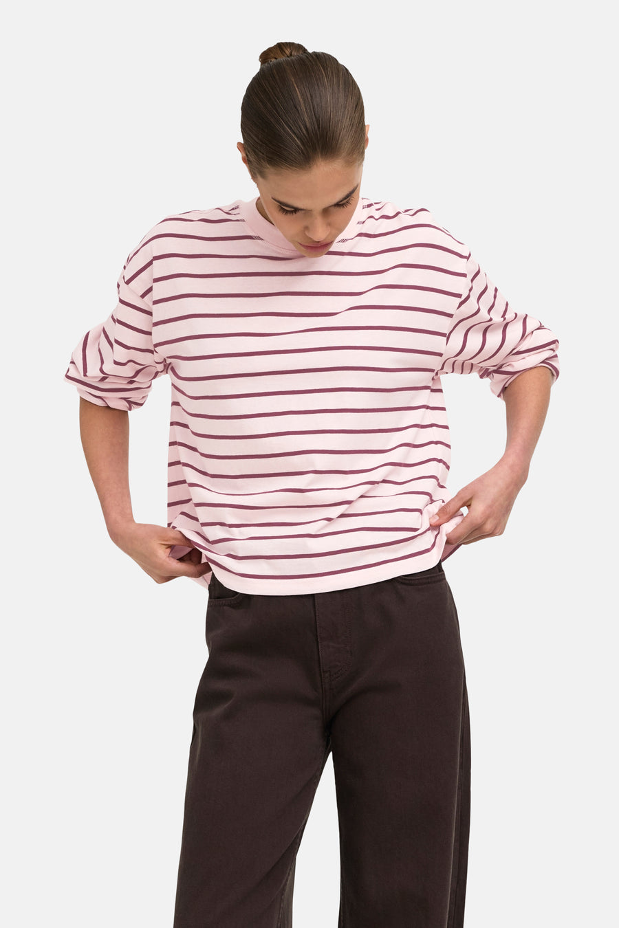T-shirt met lange mouwen - Pale Lilac