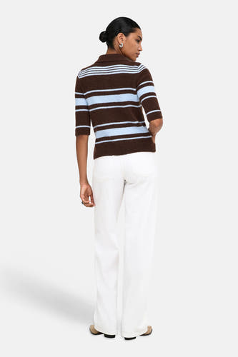 Trui met V-hals bruin - ONLY®