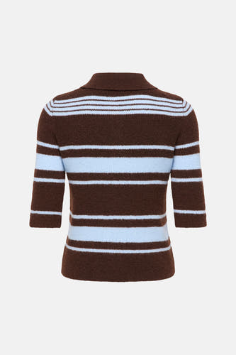 Trui met V-hals bruin - ONLY®